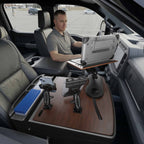 Arkon AUEXRD01T6RVPT AutoExec mahonie; apparaten en opbergspullen niet inbegrepen