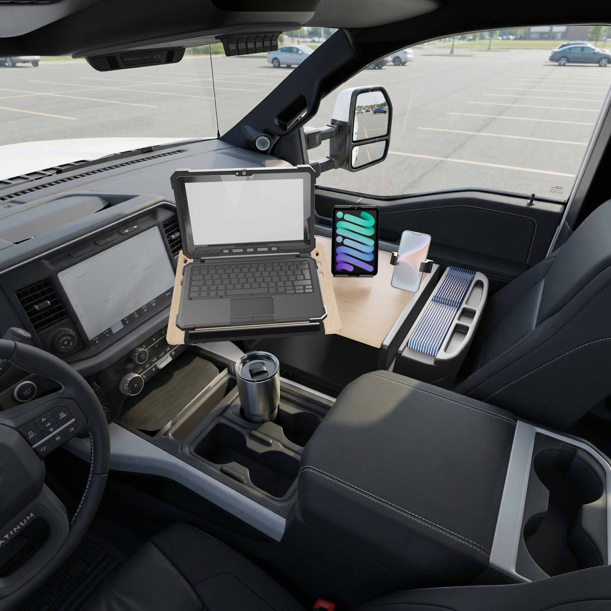 Arkon AUEXRD01T6RVPT AutoExec naturel; apparaten en opbergspullen niet inbegrepen