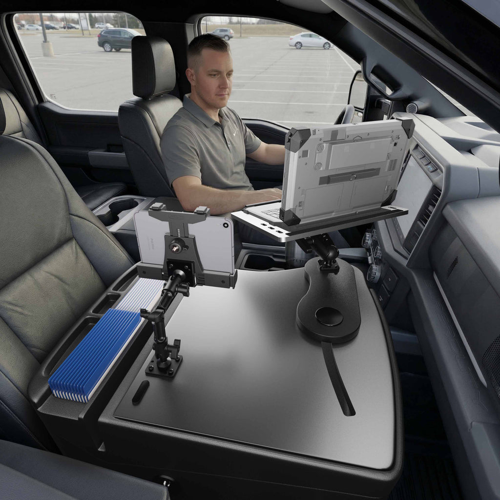 Arkon AUEXRD01TAB506AMPS AutoExec grijs; apparaten en opbergspullen niet inbegrepen
