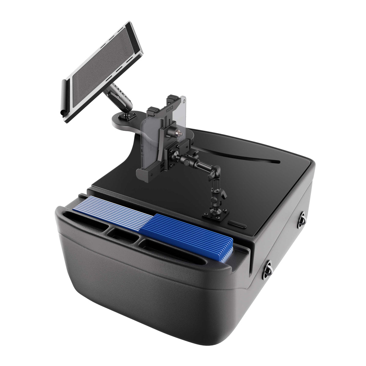 Arkon AUEXRD01TAB506AMPS AutoExec zwart; apparaten en opbergspullen niet inbegrepen
