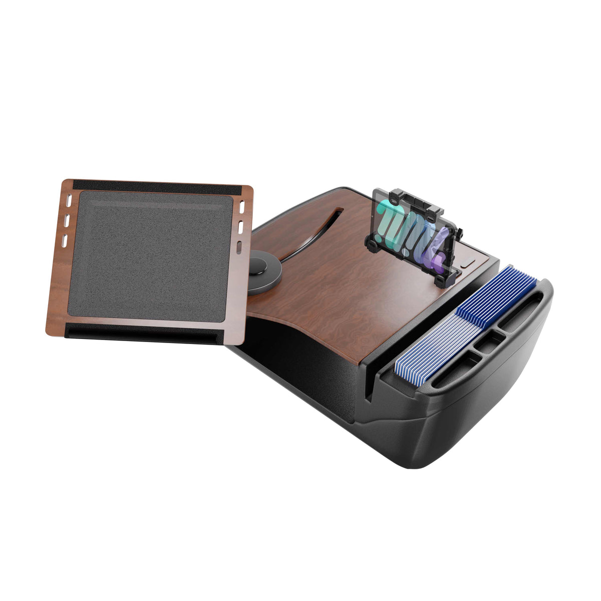 Arkon AUEXRD01TAB506AMPS AutoExec mahonie; apparaten en opbergspullen niet inbegrepen