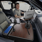 Arkon AUEXRD01TAB506AMPS AutoExec mahonie; apparaten en opbergspullen niet inbegrepen