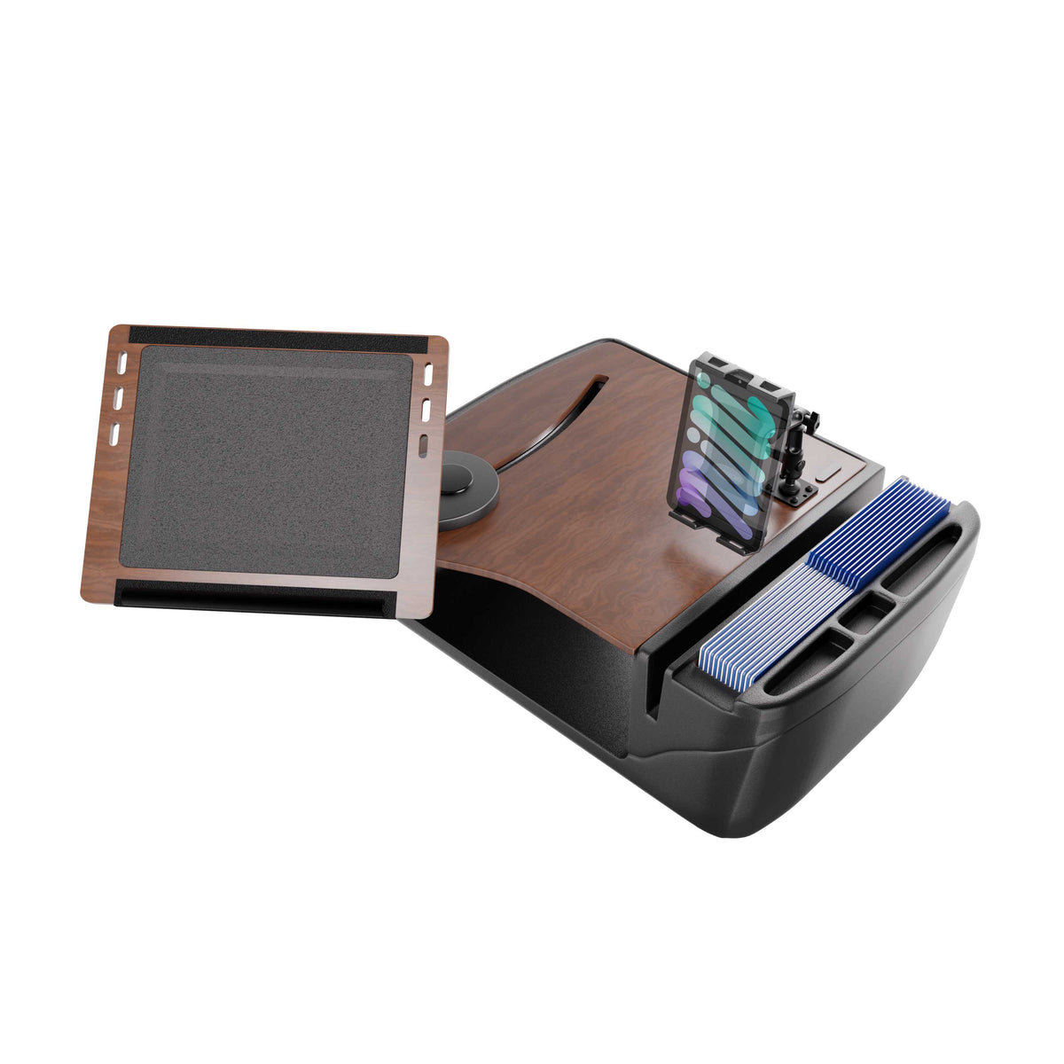 Arkon AUEXRD01TAB808 AutoExec mahonie; apparaten en opbergspullen niet inbegrepen