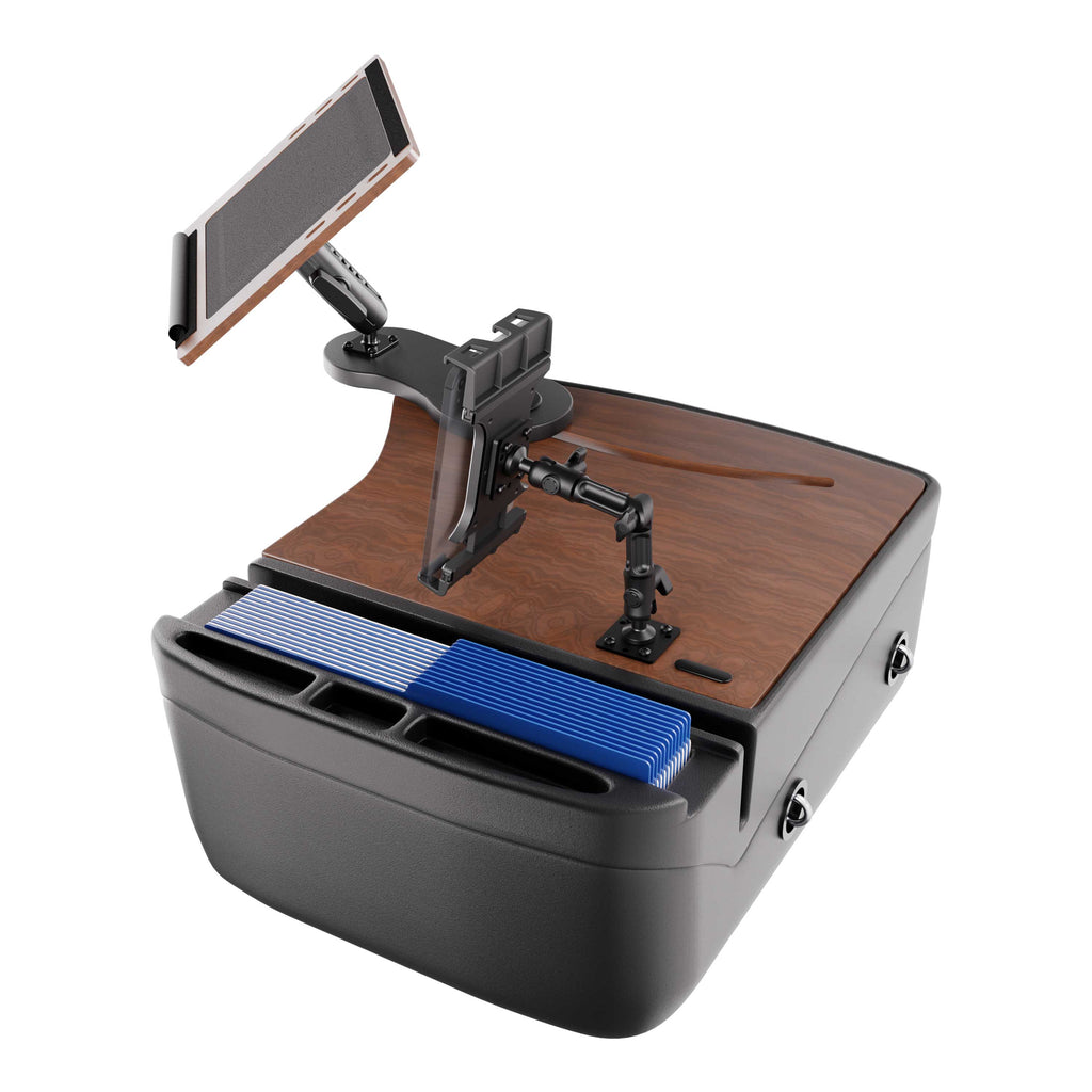 Arkon AUEXRD01TAB808 AutoExec mahonie; apparaten en opbergspullen niet inbegrepen