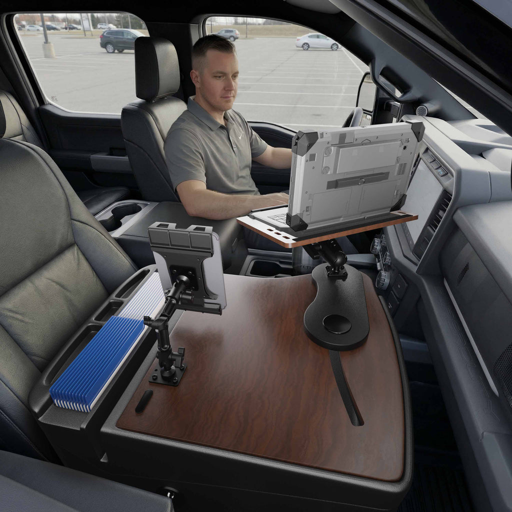 Arkon AUEXRD01TAB808 AutoExec mahonie; apparaten en opbergspullen niet inbegrepen