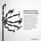 Arkon Creator Pro Plus houder- of montagedetail; toestel en andere apparatuur niet inbegrepen