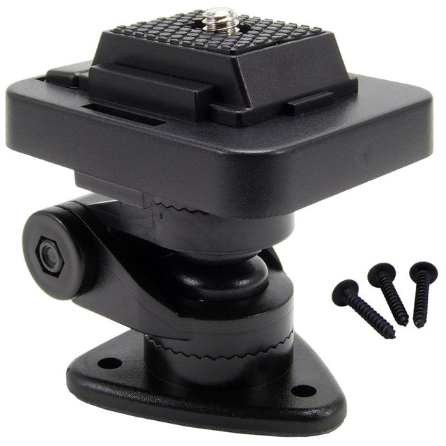 Arkon CMP128 lage montagevoet met afneembare camera-adapter; camera niet inbegrepen