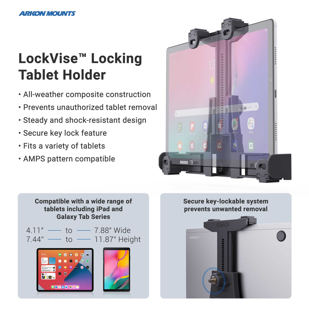 Arkon FLBK3885TAB5 houder- of montagedetail; toestel en andere apparatuur niet inbegrepen