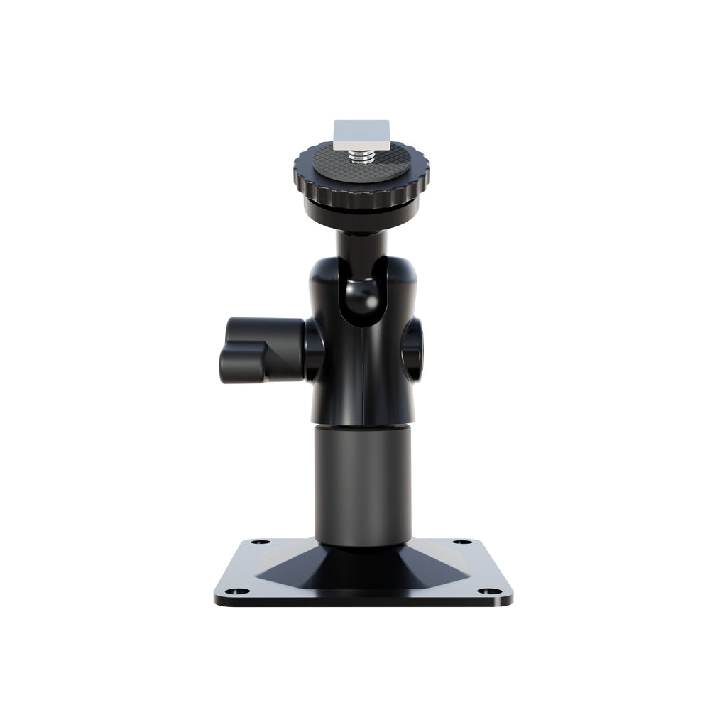 Arkon T-bout monitormontage overzicht van de beschreven montage