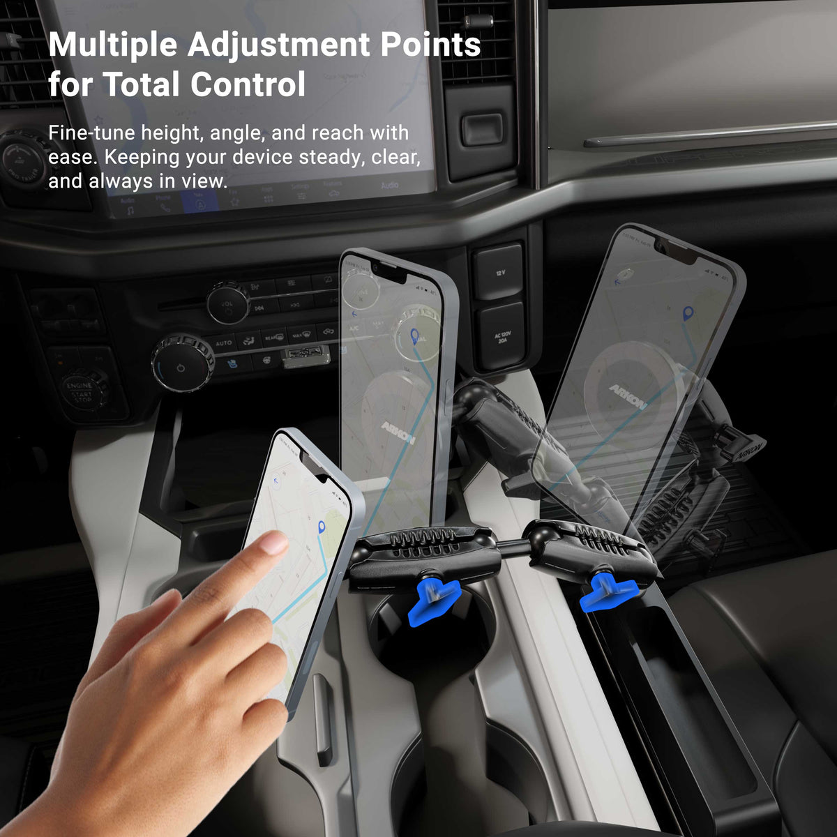 Arkon MGSSEATMT2R houder- of montagedetail; toestel en andere apparatuur niet inbegrepen