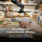 Arkon Creator Pro Plus MagSafe detail of opstelling; toestel en overige apparatuur niet inbegrepen