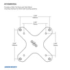 Arkon RM023VESA montagedetail of voorbeeld; toestel en aanvullende onderdelen niet inbegrepen