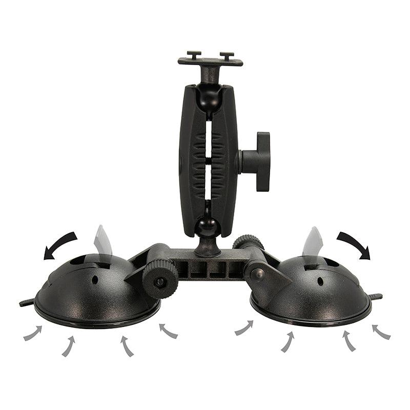 Arkon RM2X802T detail of montagevoorbeeld; overige apparatuur niet inbegrepen