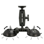 Arkon RM2X80AMPS detail of toepassing; toestel en overige apparatuur niet inbegrepen