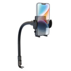Arkon Mega Grip stoelrailserie 18 inch uitvoering met telefoonvoorbeeld; telefoon niet inbegrepen