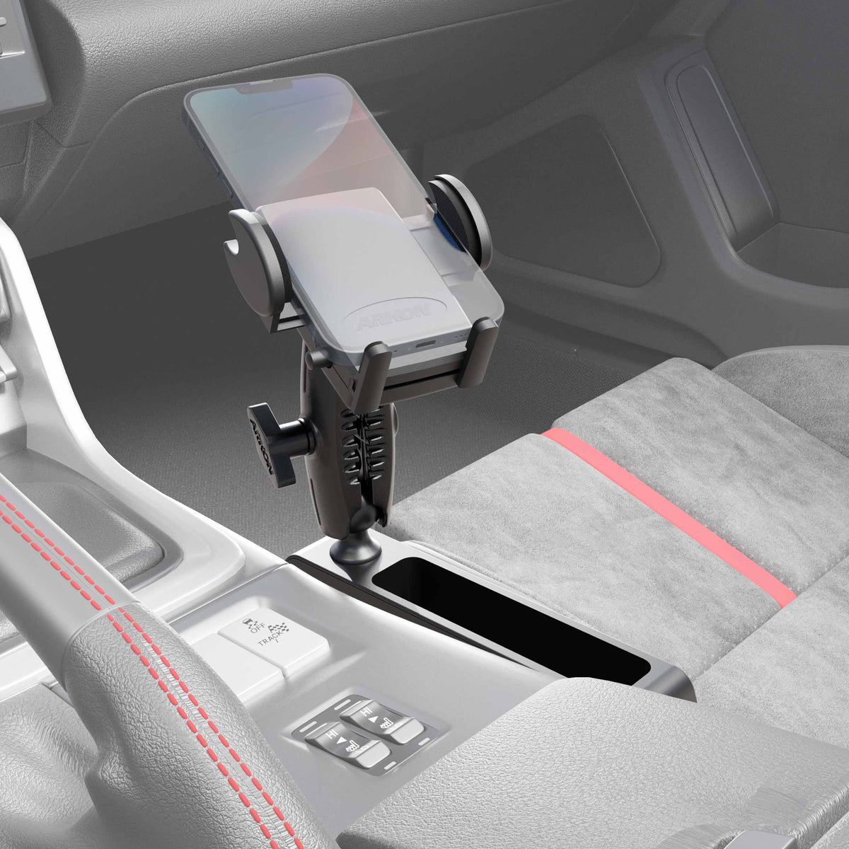 Arkon SM4SEATMT detail of montagevoorbeeld; overige apparatuur niet inbegrepen