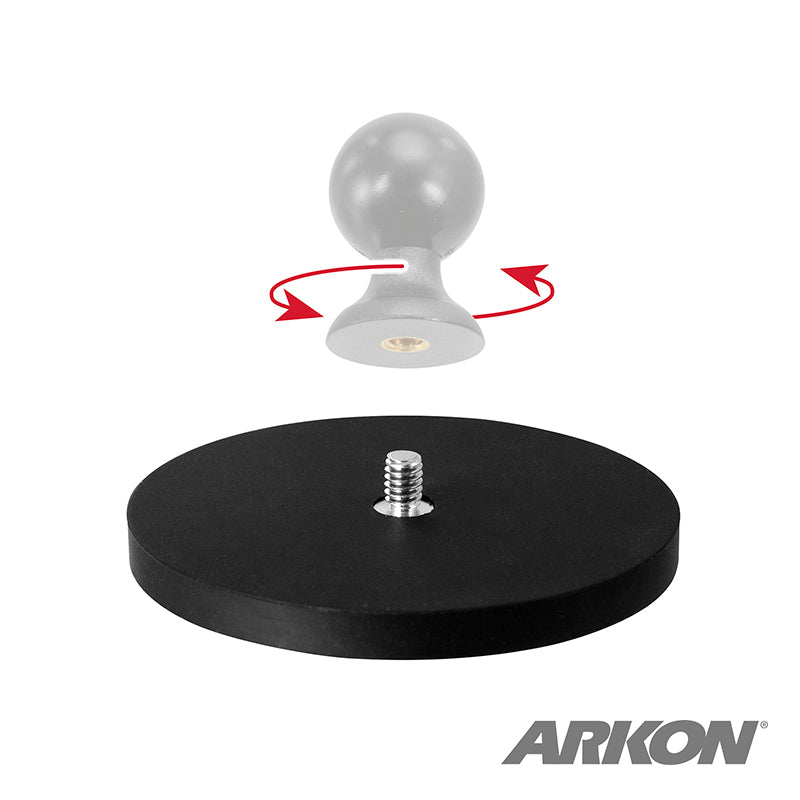 Arkon SP142088MAGB montagevoet; detail van het losse onderdeel
