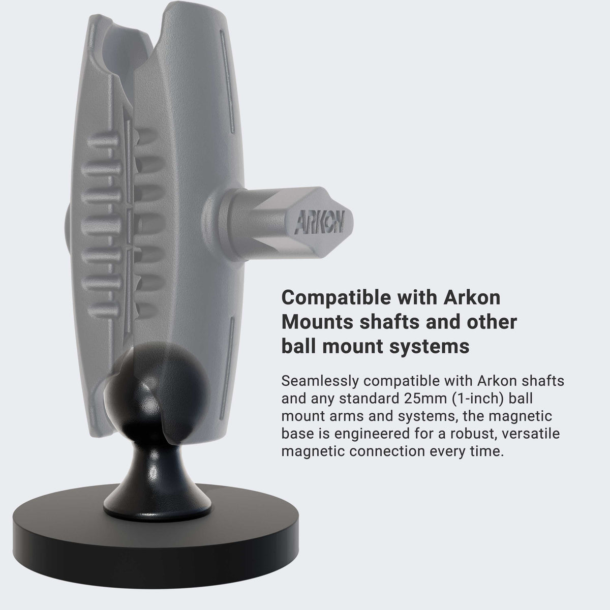 Arkon SP1420MAG25 detail of toepassing; overige apparatuur niet inbegrepen