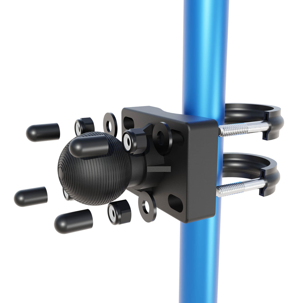 Arkon U-beugelvoetserie montagedetail; andere montageonderdelen en toestel niet inbegrepen