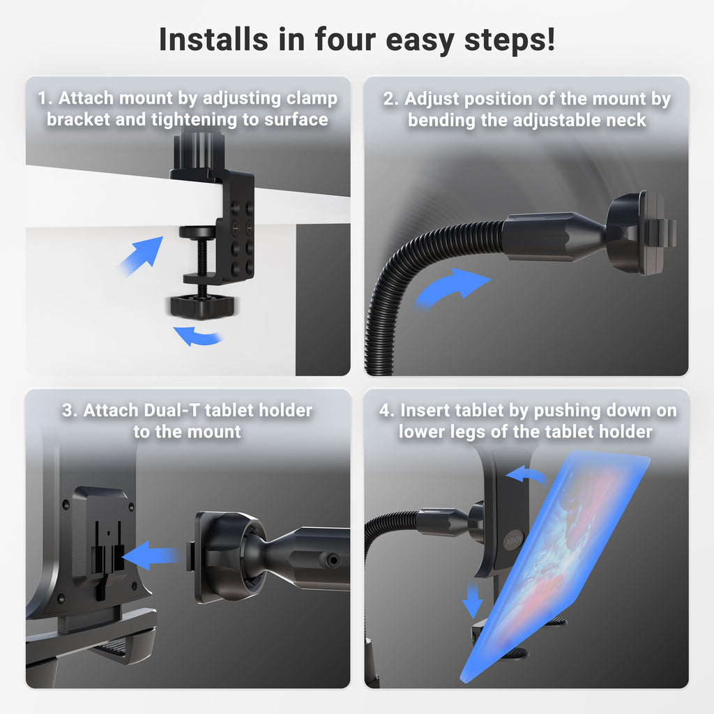 Arkon TAB086-12 houder- of montagedetail; toestel en andere apparatuur niet inbegrepen