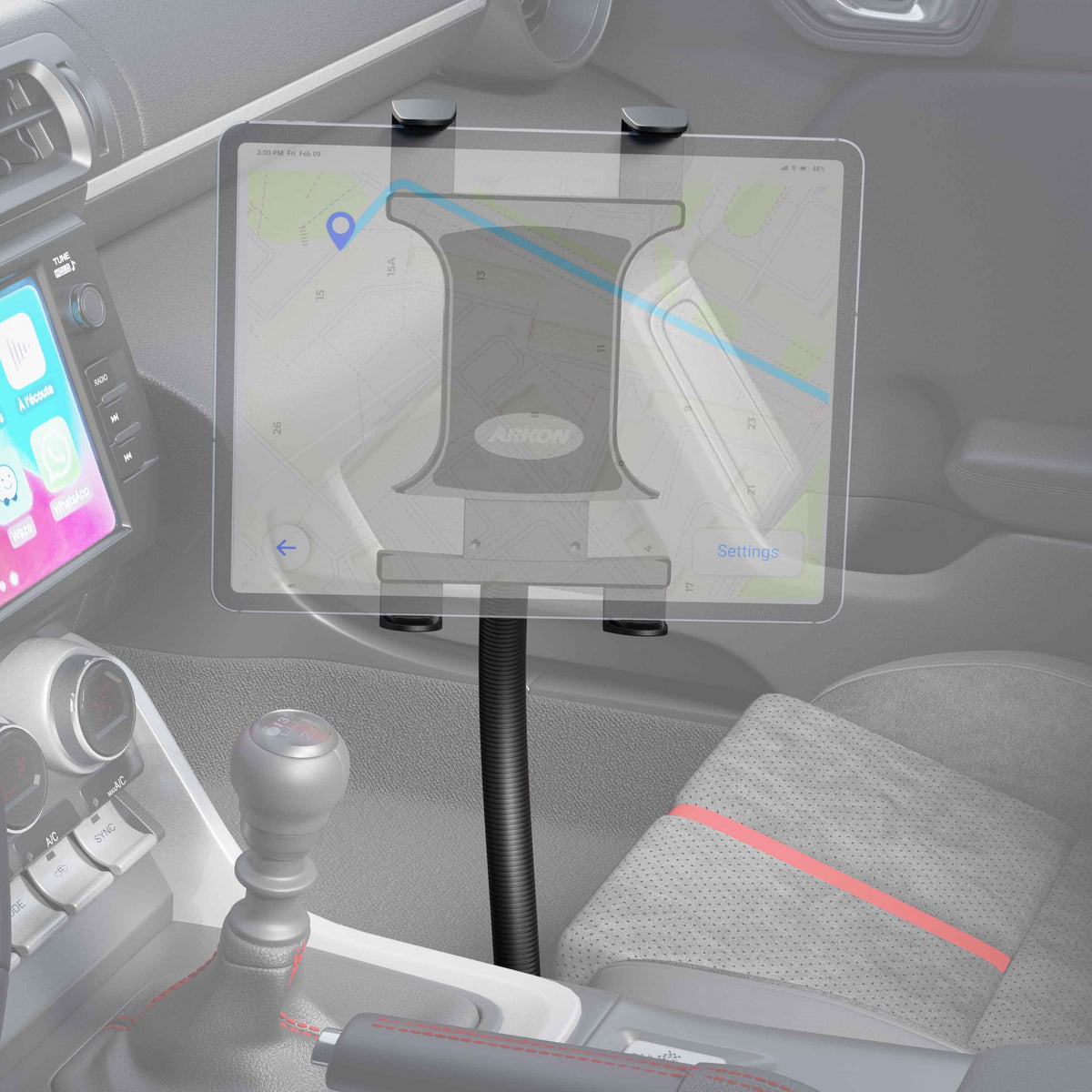 Arkon TAB188L22 houder- of montagedetail; toestel en andere apparatuur niet inbegrepen