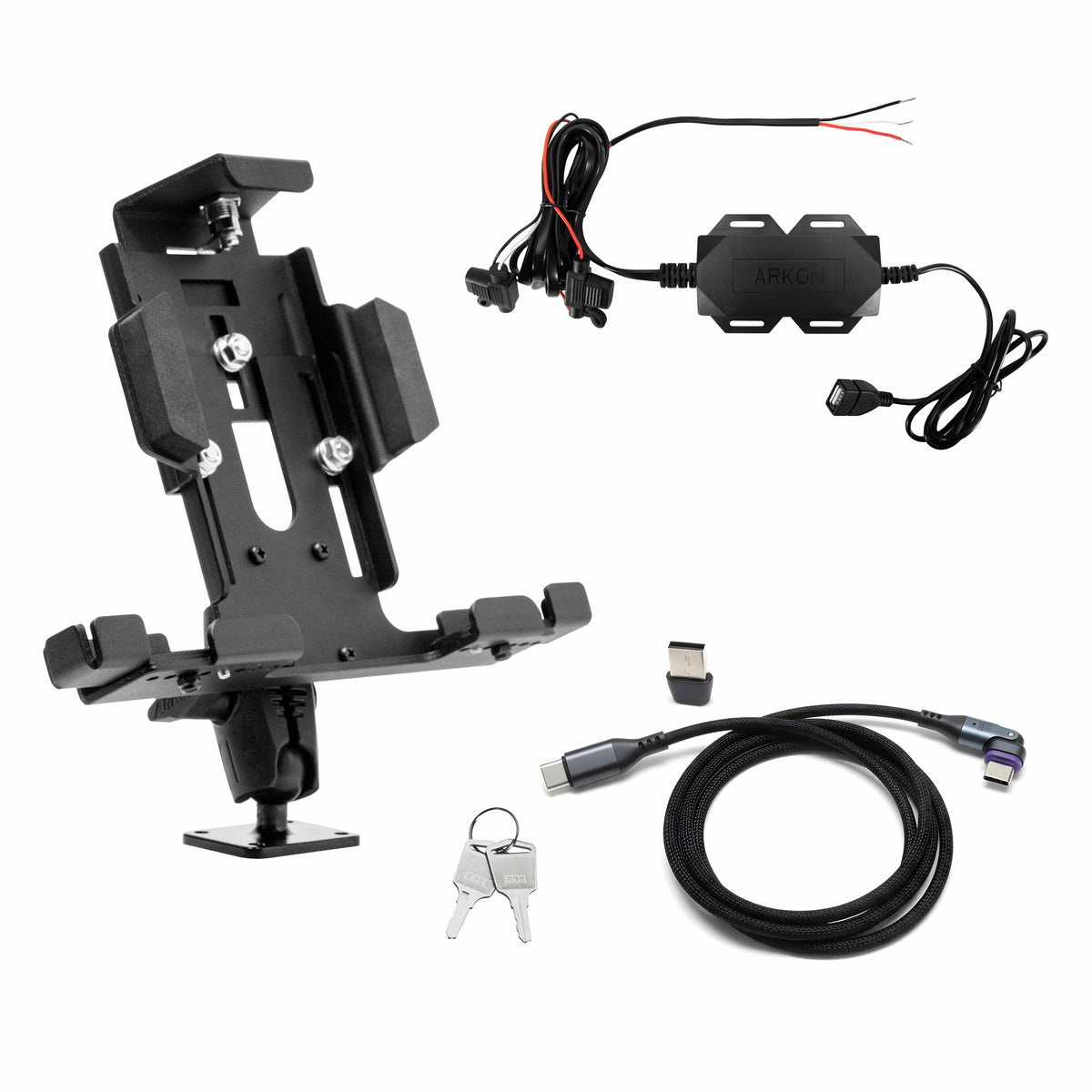 Arkon TAB42AMPSMC houder met montage; afgebeeld toestel niet inbegrepen