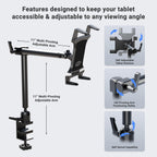 Arkon TAB802 houder- of montagedetail; toestel en andere apparatuur niet inbegrepen