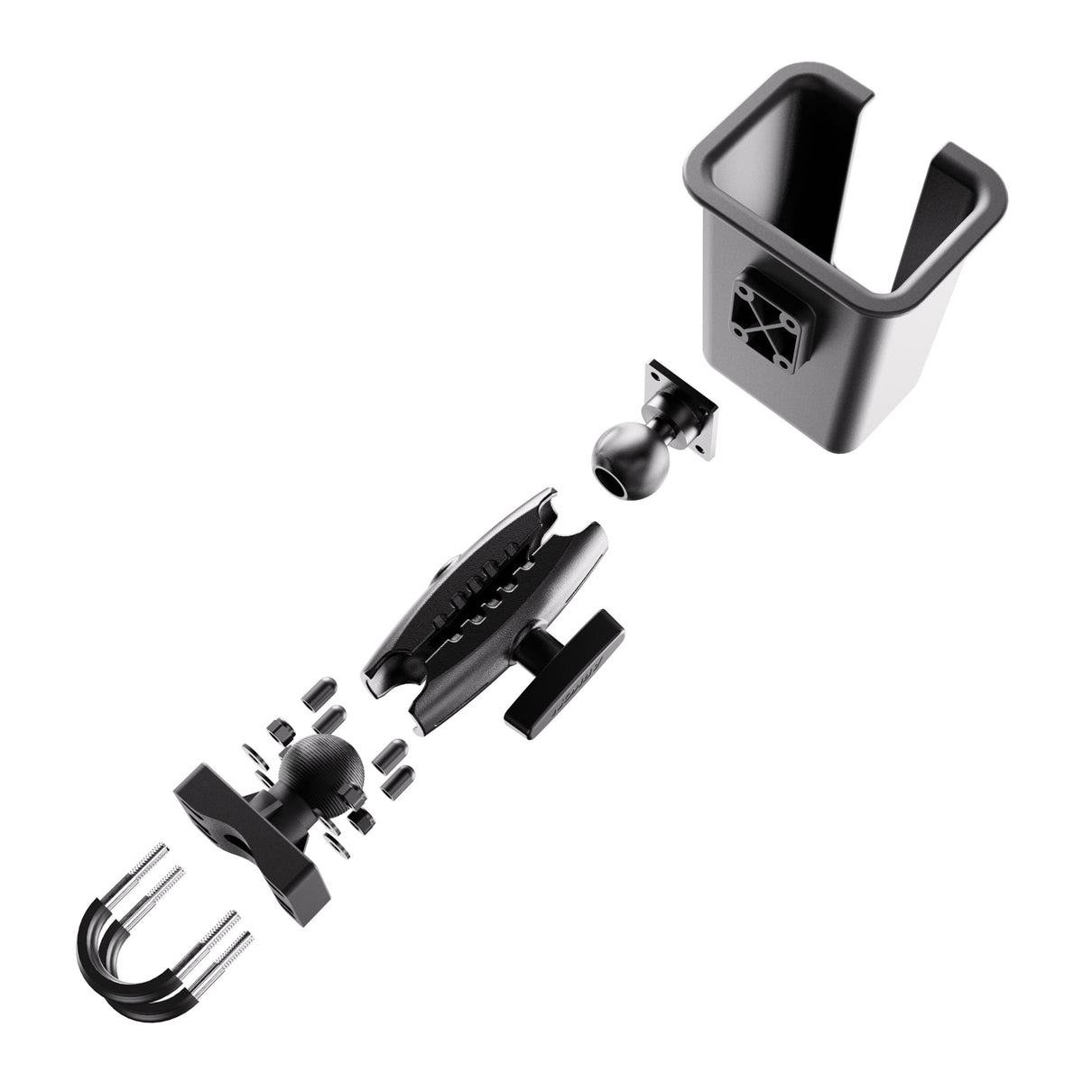 Arkon UB138MM5RBHLSXL overzicht van de losse onderdelen van de montage