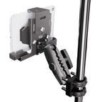 Arkon UB138MM5RBT004 montagevoorbeeld aan buis; toestel en buis niet inbegrepen