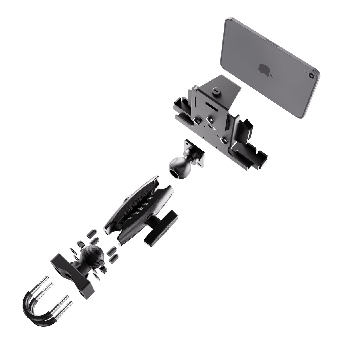 Arkon UB138MM5RBT004 overzicht van de losse onderdelen van de montage
