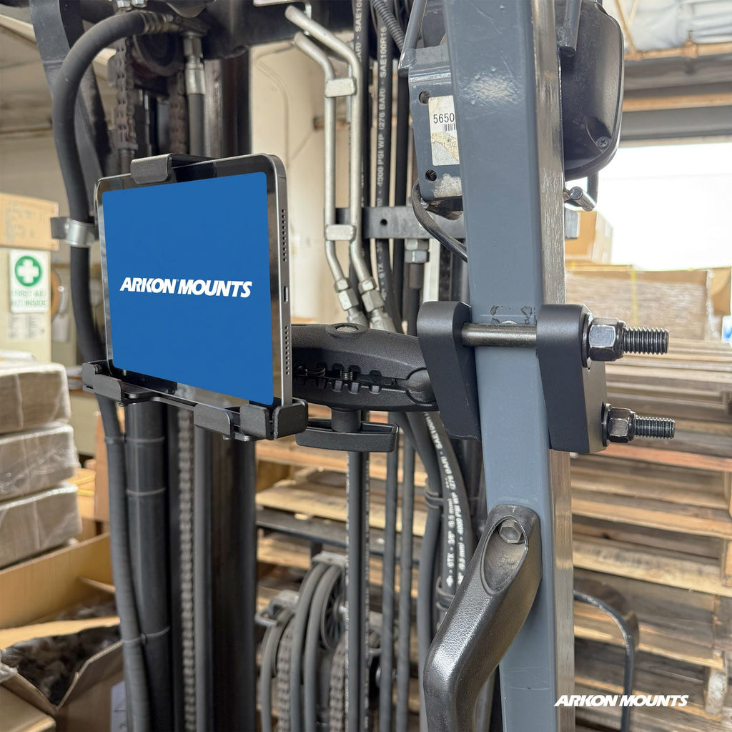 Arkon XMSFL38RM5TAB4 tweede praktijkvoorbeeld; toestel en heftruck niet inbegrepen