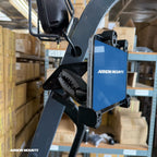 Arkon XMSFL38RM5TAB5 praktijkvoorbeeld; toestel en heftruck niet inbegrepen