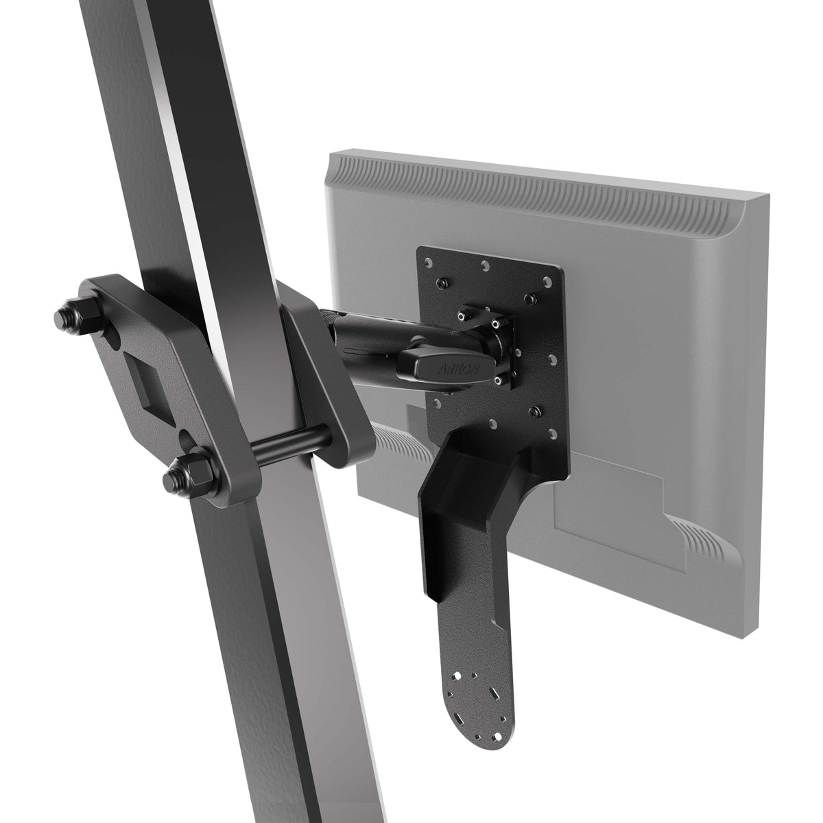 Arkon XMSFL38RM5UBT montage aan beschermreling; toestel en reling niet inbegrepen