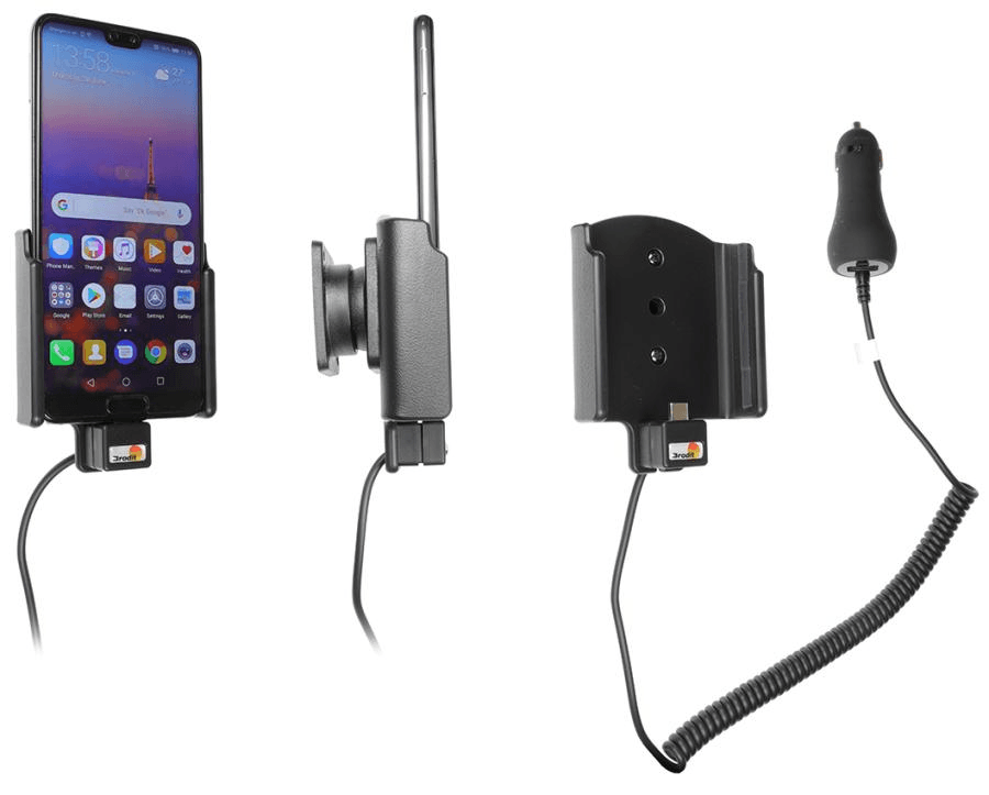 Brodit houder/lader Huawei P20 sig.plug