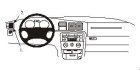 Proclip Opel Vectra 96-01 Left mount