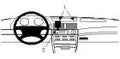 Proclip BMW 7 serie 87-93 Center mount