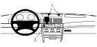 Proclip BMW 7 serie 87-93 Center mount