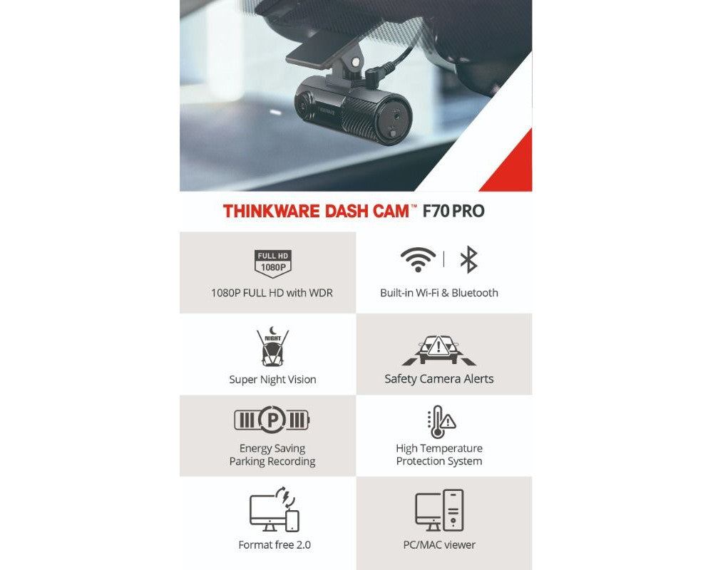 Thinkware F70 Pro_1CH_32GB_Hardwire