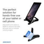 Arkon IPM-TAB1 – standaard met telefoon en tablet; toestellen niet inbegrepen – artikel 92220310
