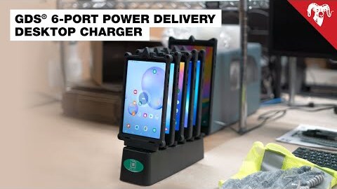 GDS® 6-poorts Power Delivery Desktop Charger voor IntelliSkin® Next Gen - RAM Mounts RAM-GDS-DOCK-6G1PD-NGU afbeelding 6