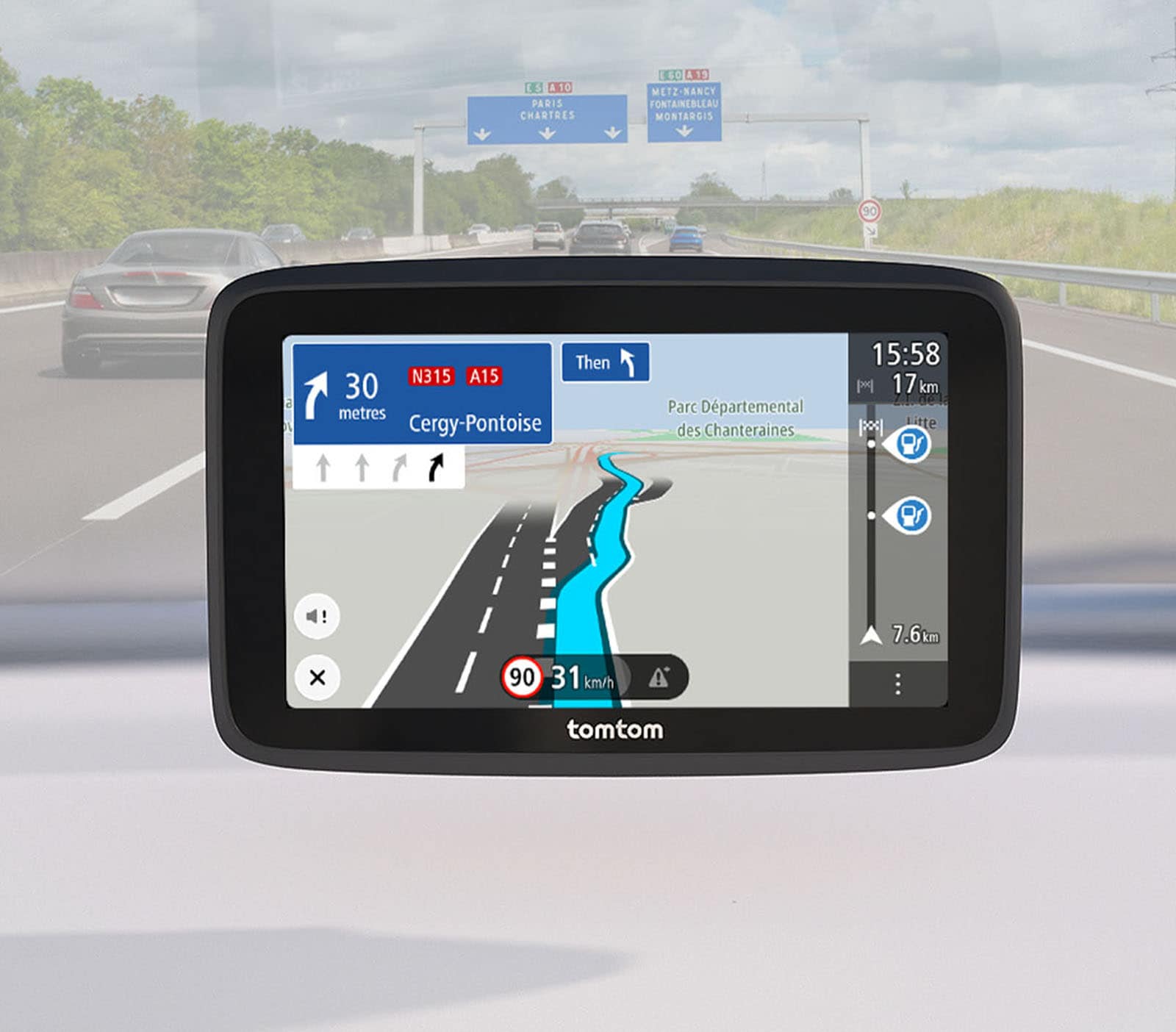 TomTom GO Classic rijbaanbegeleiding