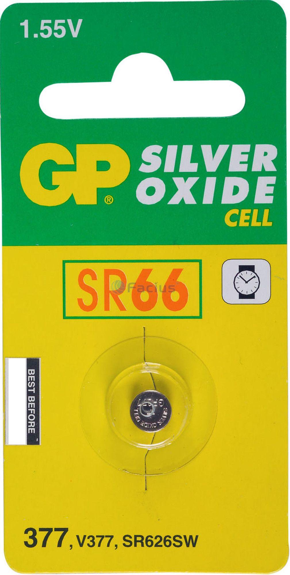 GP Horlogebatterij 377 (SR626SW) Low drain blister 1