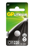GP Lithium knoopcel CR1220 blister 1