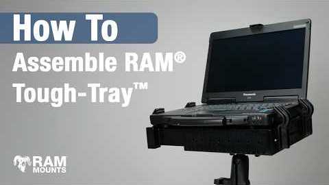 RAM No-Drill™ Laptop montage voor Sprinter Van + Meer (Legacy) - RAM Mounts RAM-VB-129-SW1 afbeelding 7