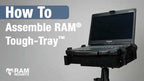 RAM 12" bovenste paal met dubbele zwaaarmen en 75x75mm VESA-plaat - RAM Mounts RAM-VP-SW1-12-2461 afbeelding 3