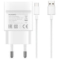 Lader 230V Huawei HW-050450E00 5A usbA + usbC 1m wit (QC)