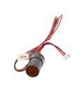 Lader 12/24V inbouw Kram sig plug F kabelschoen 1m - vast