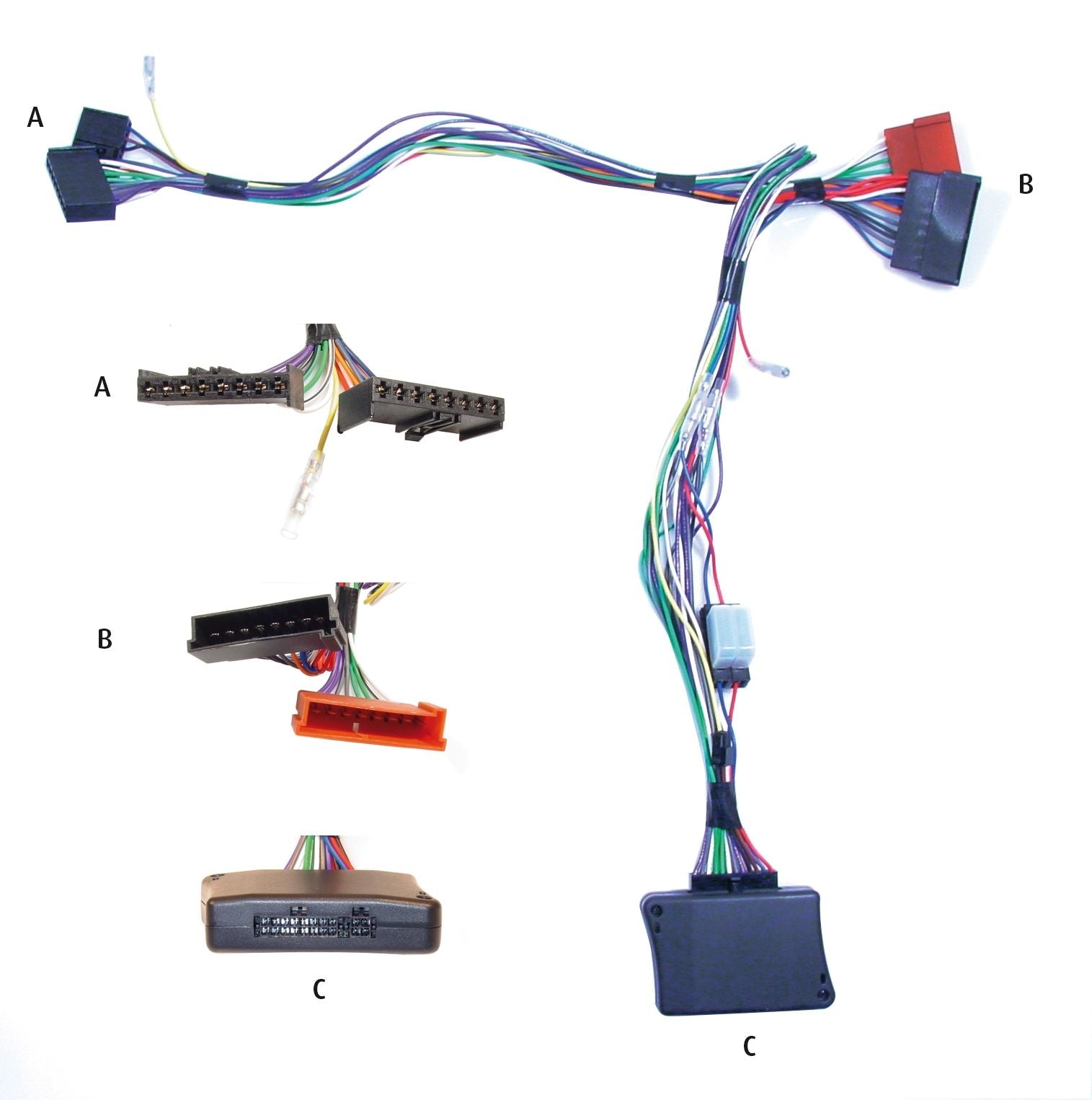 Kram 3G Mute Ford met voeding 8 + 8 PIN