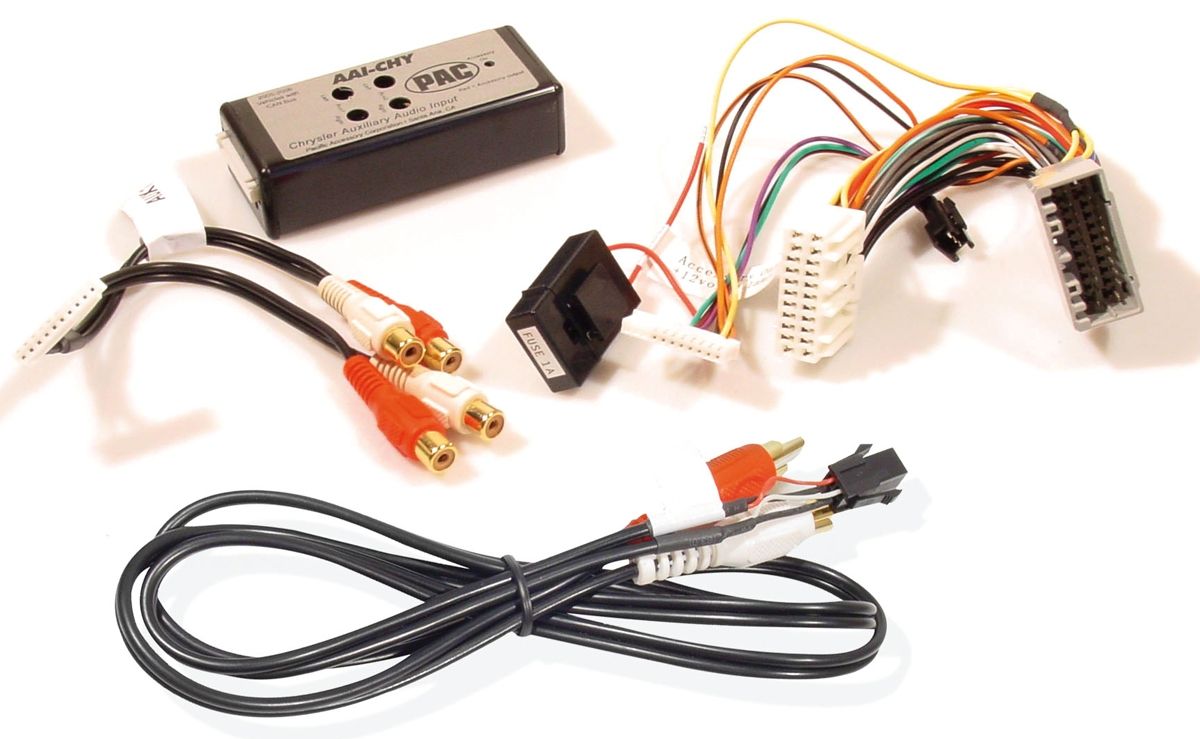 Aux adapter JEEP 2005- REG en RAR radios met 22 pin connecto