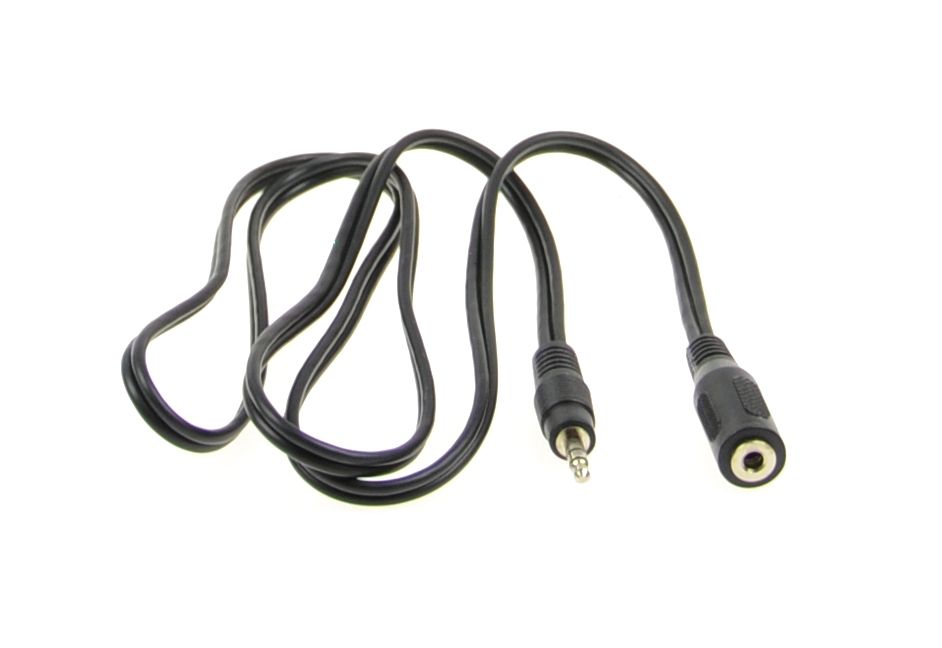Kram 1 meter verlengkabel Jack M - 3.5mm stereo Jack F
